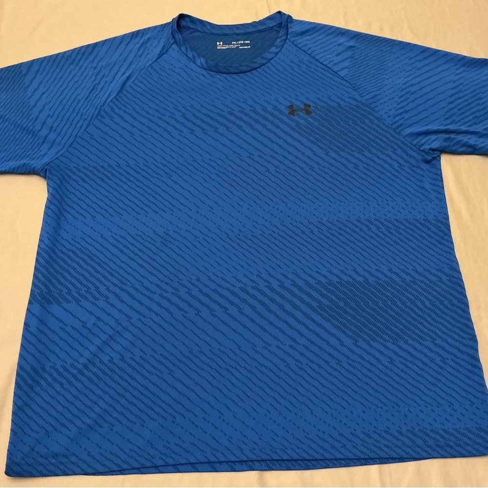 Under Armour Men's Dri-Fit Blue Tshirt Size XXL